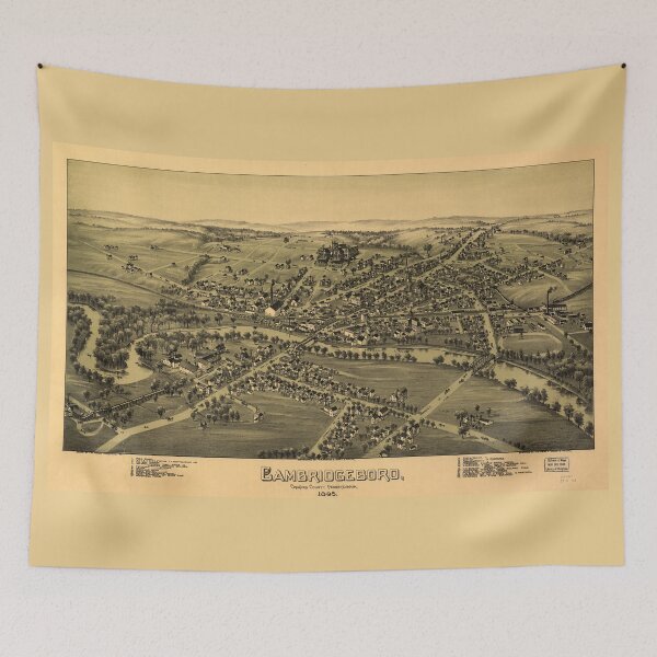 Item preview, Cambridgeboro Crawford County Pennsylvania (1895) designed and sold by allhistory.