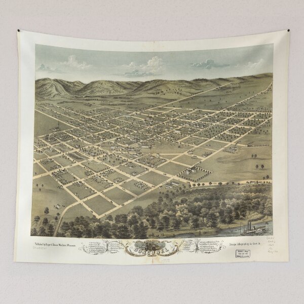 Item preview, Boscobel Wisconsin (1869) designed and sold by allhistory.