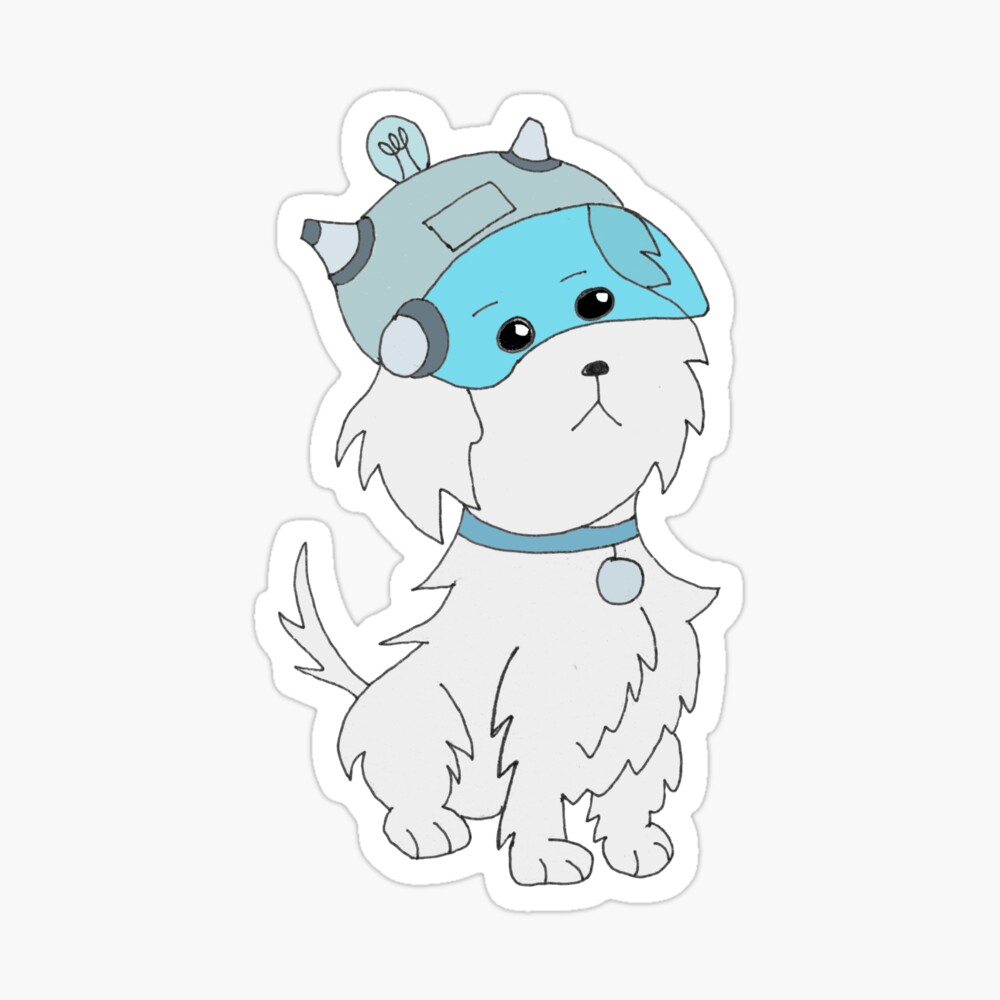 Rick and Morty Snuffles Snowball Dog Smith Vinyl Decal Sticker UPDATE DESIGN