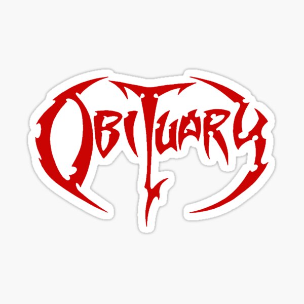 Obituary Sticker