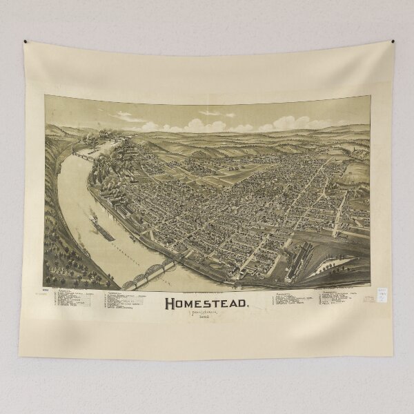 Item preview, Homestead Pennsylvania (1902) designed and sold by allhistory.