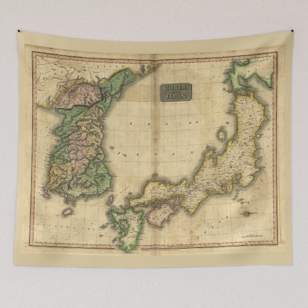 Item preview, Mapa de Corea (Corea) y Japón (1815) designed and sold by allhistory.