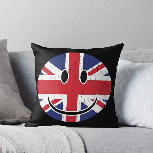 Item preview, Smiley UK Flag Fan Smiley UK Fan Gift designed and sold by oberdoofus.