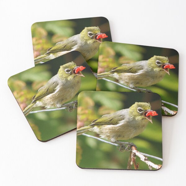 Item preview, Silvereye Snacking On A Raspberry designed and sold by Phil Le Cren.