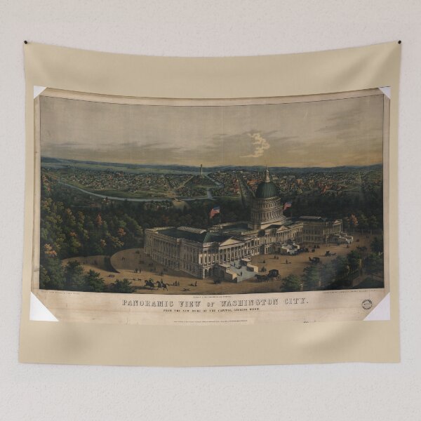 Item preview, Washington City Dome of the U.S. Capitol (1856) designed and sold by allhistory.