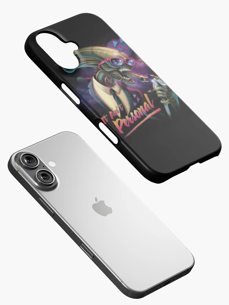 Thumbnail 2 of 4, iPhone Case, Retro Alien designed and sold by Koala Designs & Print.