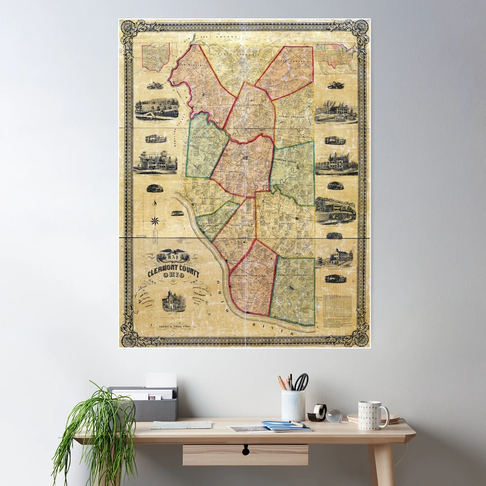 Clermont County Ohio Map