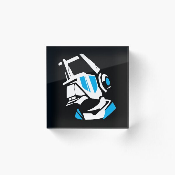 Vector DJ Lama Skin Black / Red / White Acrylic Block
