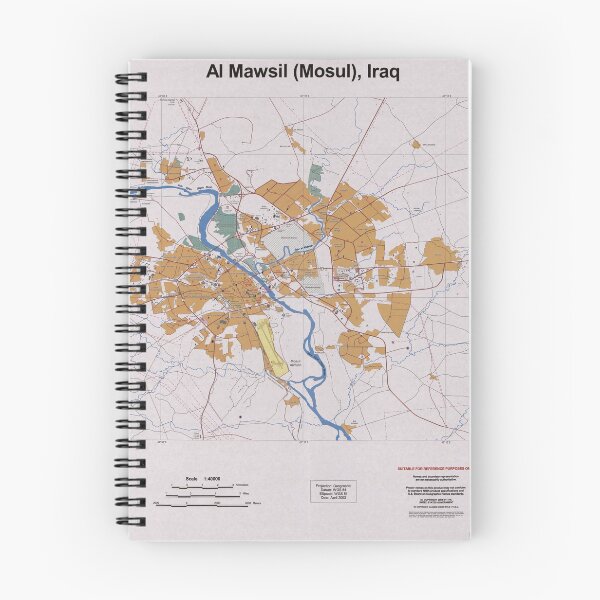 Item preview, Mapa de Al Mawsil (Mosul), Iraq (2003) designed and sold by allhistory.