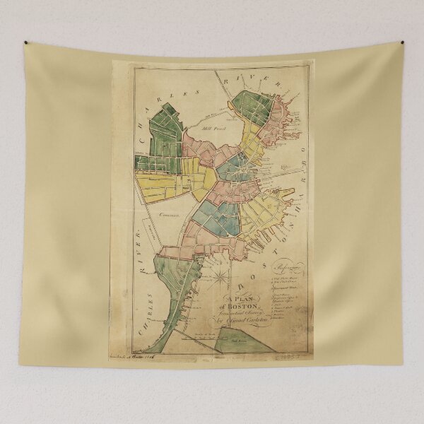 Item preview, Map of Boston Massachusetts (1805) designed and sold by allhistory.