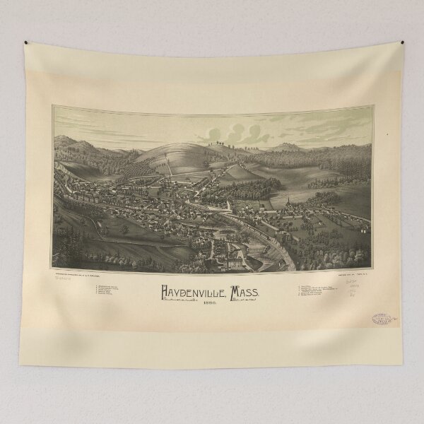 Item preview, Haydenville Massachusetts (1886) designed and sold by allhistory.