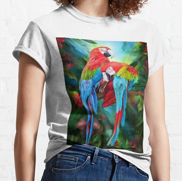 Camiseta manga corta infantil Guacamayo