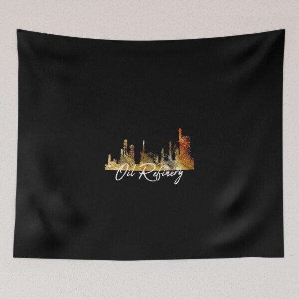 Item preview, Skyline Oil Refinery Design designed and sold by KleinJenny.