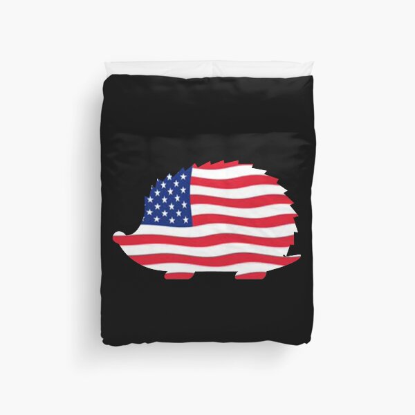 Item preview, Patriotic Proud US USA Hedgehog designed and sold by Whynot123.