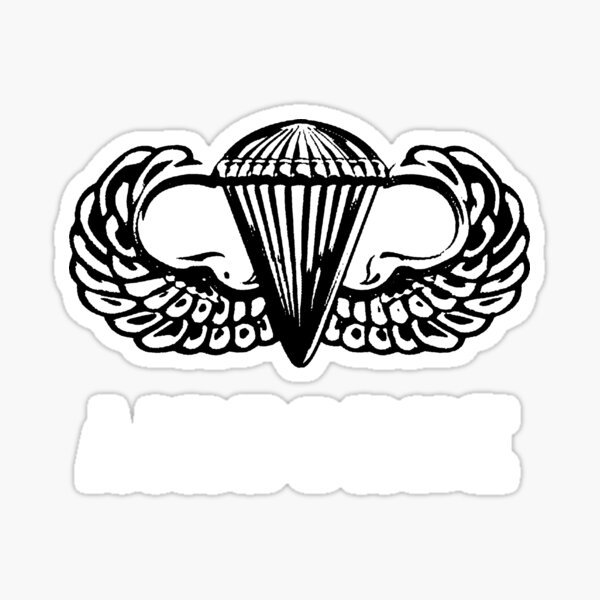 101st Airborne Wings vinyl decal/sticker army Paratrooper Jump Military 