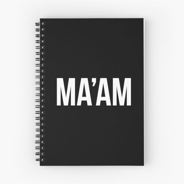 Item preview, MA'AM – white type designed and sold by VonBraun.