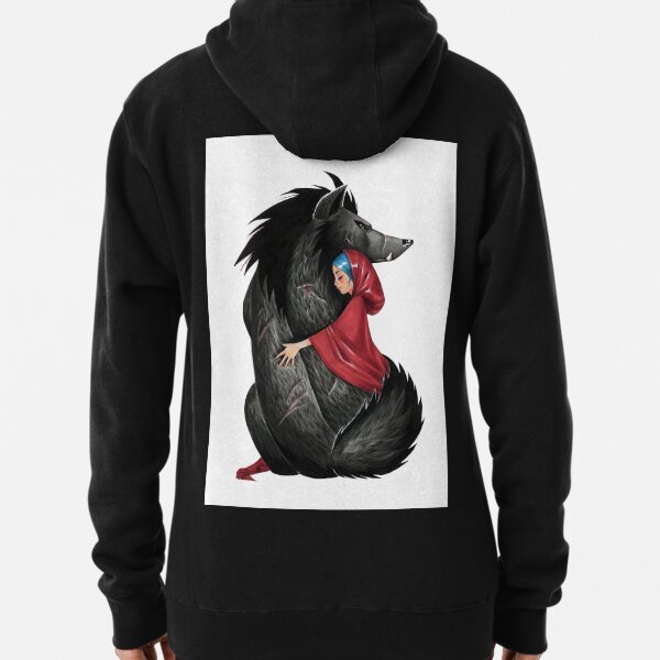 Red Ridding Hood Vegebul AU Pullover Hoodie