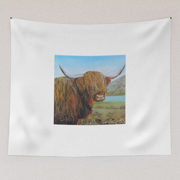 Item preview, Highland cow painting designed and sold by GORDON BRUCE ART.