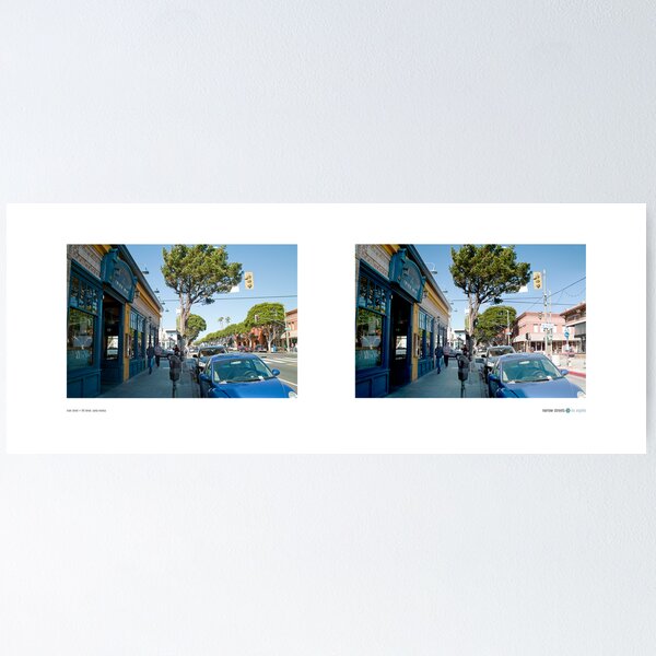 Item preview, Main Street + Hill Street, Santa Monica, Los Angeles, California, USA...narrowed. designed and sold by davidyoon.