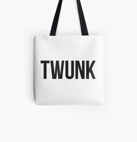 TWUNK – black type All Over Print Tote Bag