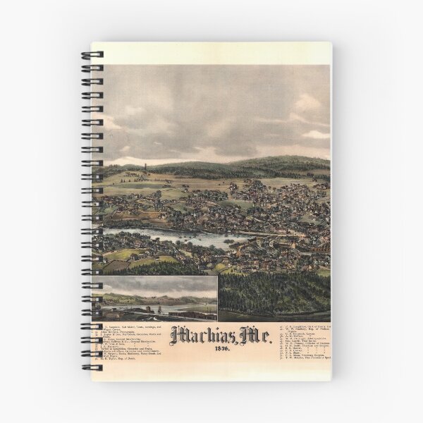 Item preview, Machias Maine (1896) designed and sold by allhistory.