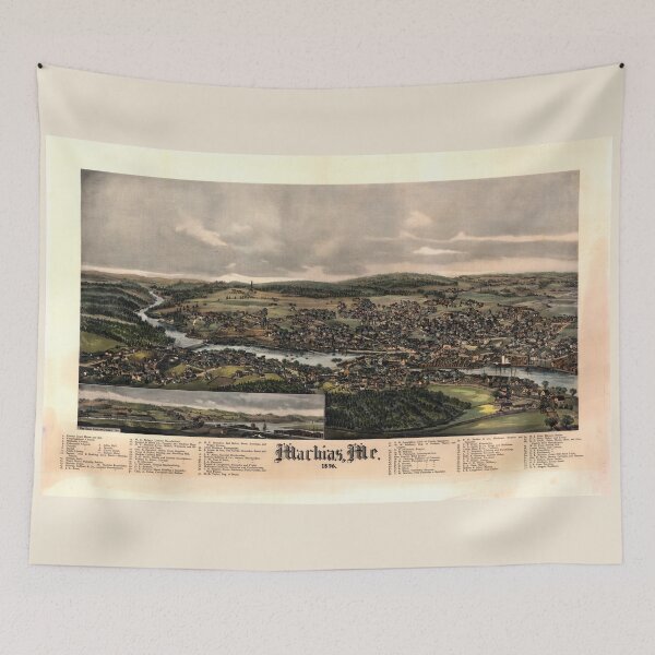 Item preview, Machias Maine (1896) designed and sold by allhistory.