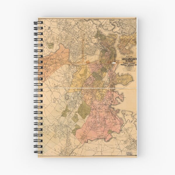 Item preview, Map of Boston Massachusetts (1888) designed and sold by allhistory.