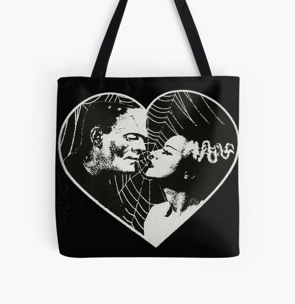 Item preview, Frankenstien and Bride of Frankenstein in Love designed and sold by SerpentSkyArts.