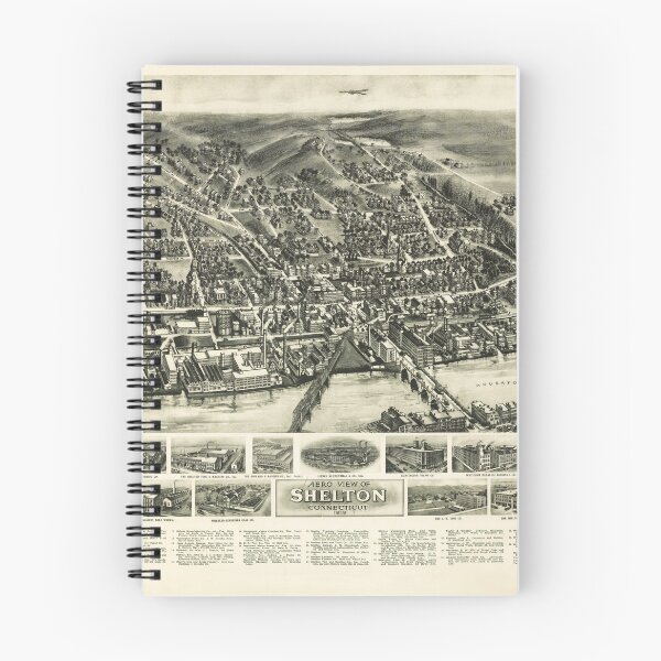Item preview, Aero view of Shelton, Connecticut (1919) designed and sold by allhistory.