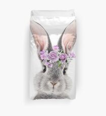 Häschen mit Blumen Bettbezug