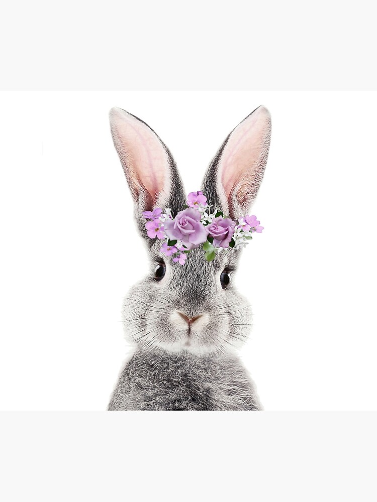 rabbit flower crown