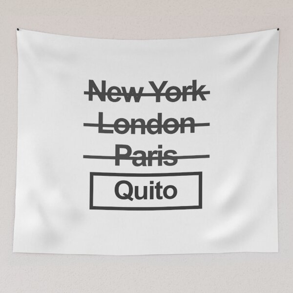 Item preview, Ecuador Quito City Text design designed and sold by GetItGiftIt.
