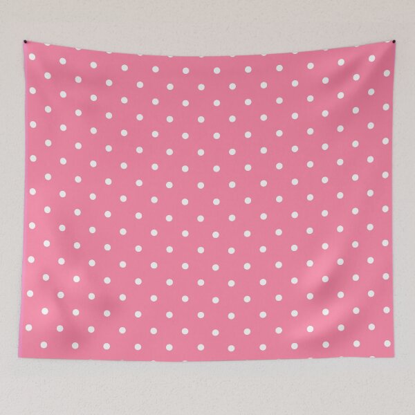 Item preview, Pink Polka Dots Pattern Design Texture designed and sold by allhistory.