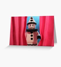 Stage Fright Greeting Card