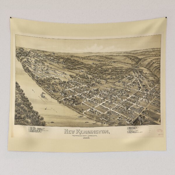 Item preview, New Kensington, Westmoreland County, Pennsylvania (1896) designed and sold by allhistory.