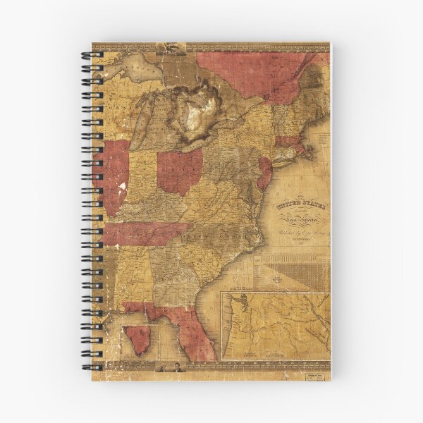 Item preview, Map of The United States (1837) designed and sold by allhistory.