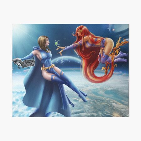 Space Friends Art Board Print