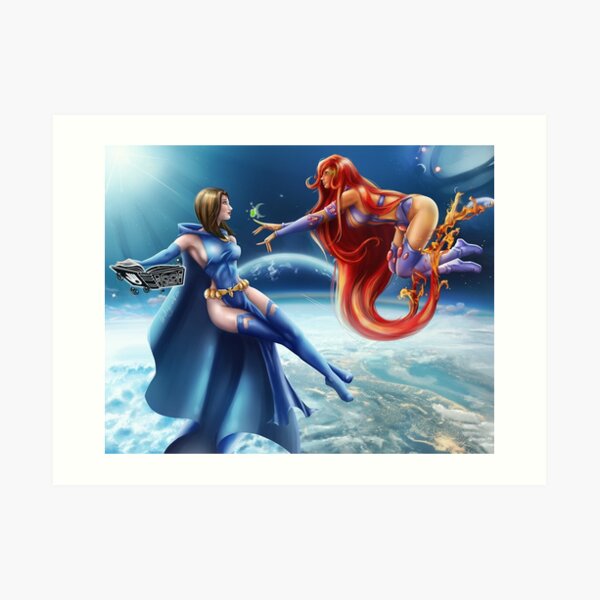 Space Friends Art Print