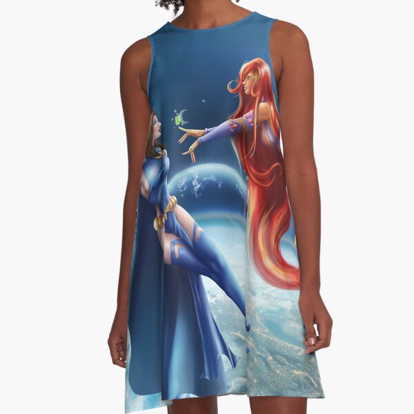 Space Friends A-Line Dress