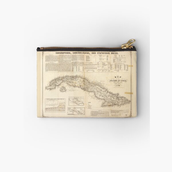 Item preview, Map of the Island of Cuba (1855) designed and sold by allhistory.
