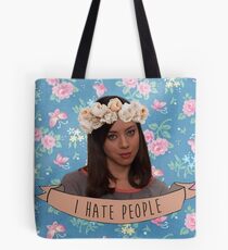 I Hate People - April Ludgate Tote Bag