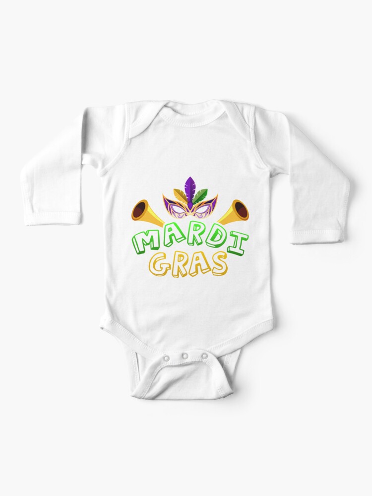 mardi gras baby clothes