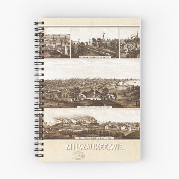 Item preview, Milwaukee, Wisconsin by Beck & Pauli (1882) designed and sold by allhistory.