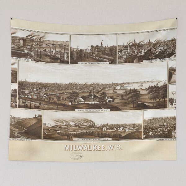 Item preview, Milwaukee, Wisconsin by Beck & Pauli (1882) designed and sold by allhistory.