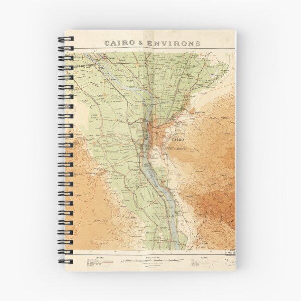 Item preview, Cairo & Environs, Map of Egypt (1925) designed and sold by allhistory.