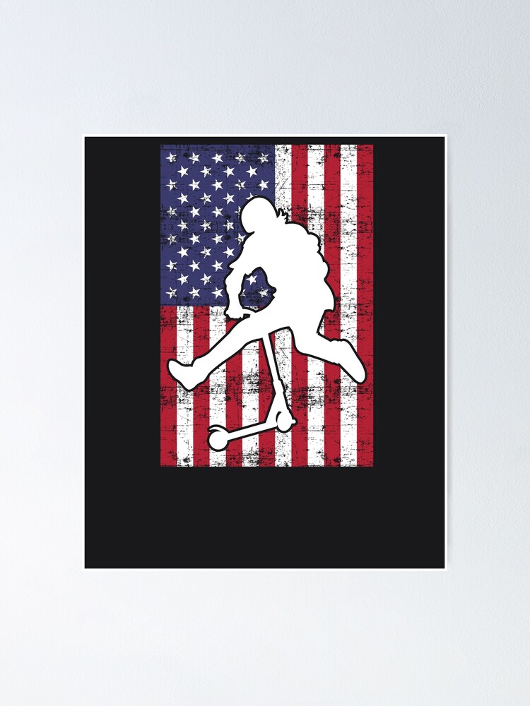 American Stunt Scooter Kick Trick Competition Shirt American Stunt Scooter Kick Trick Competition Shirt