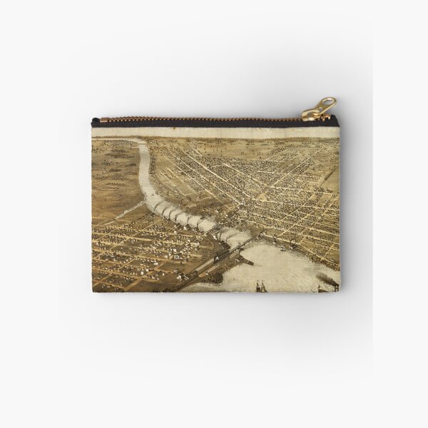 Item preview, Aerial View of Oshkosh, Winebago County, Wisconsin (1867) designed and sold by allhistory.