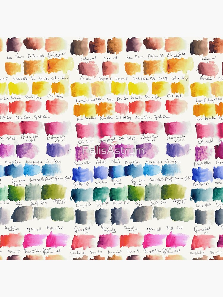 Watercolour Palette by FelisAstrum