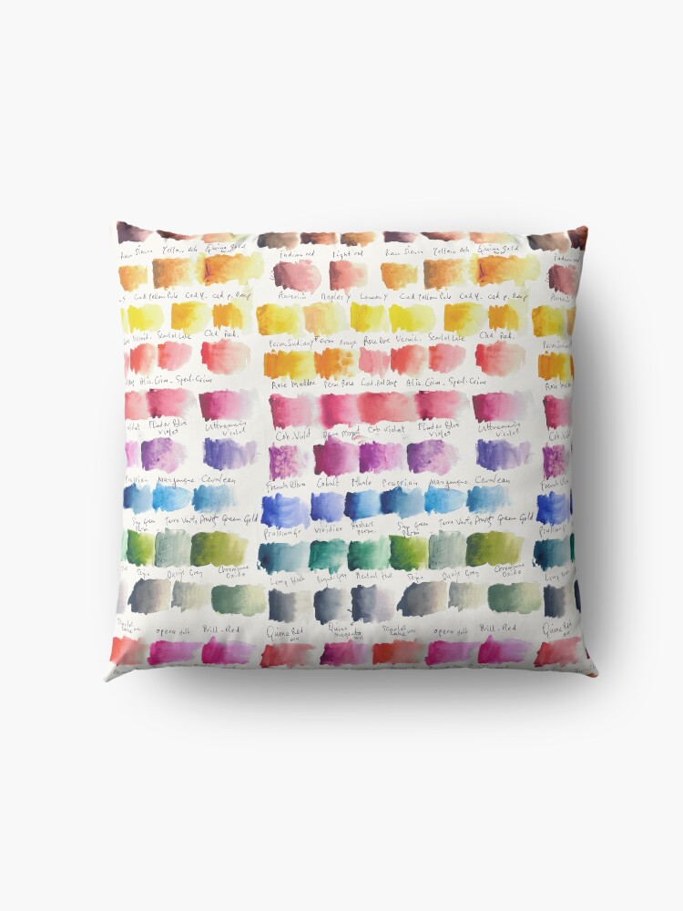 Alternate view of Watercolour Palette Floor Pillow