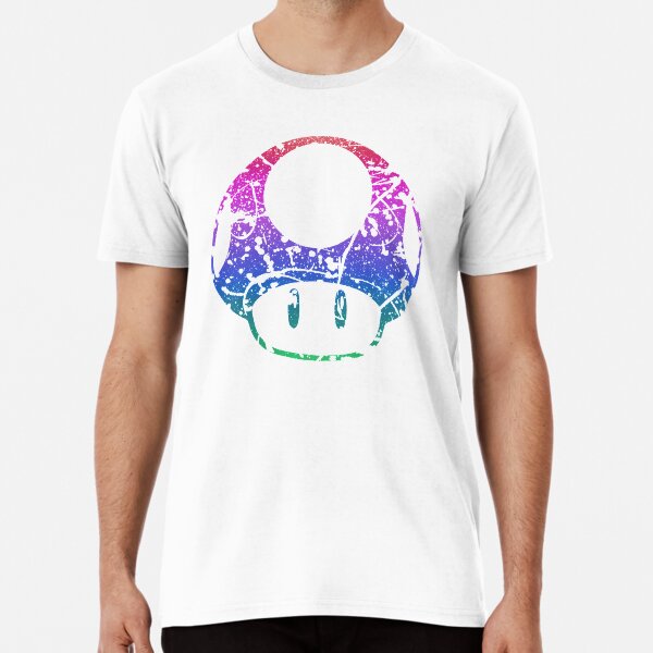 Invincibility Mushroom Splatter Premium T-Shirt